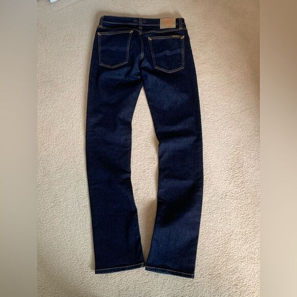Nudie Dark Blue Denim Jeans - Picture 2 of 8